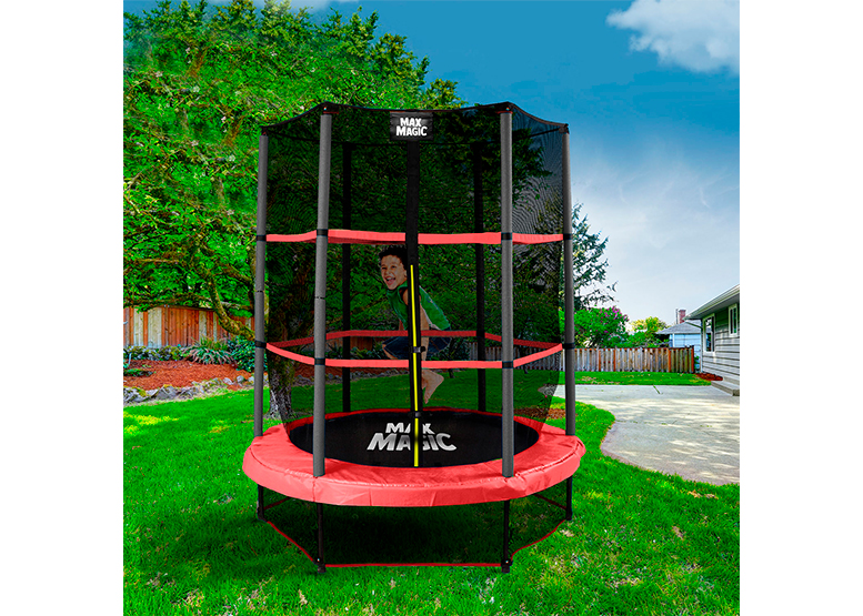CAMA ELÁSTICA 140 CM ROJO - 2