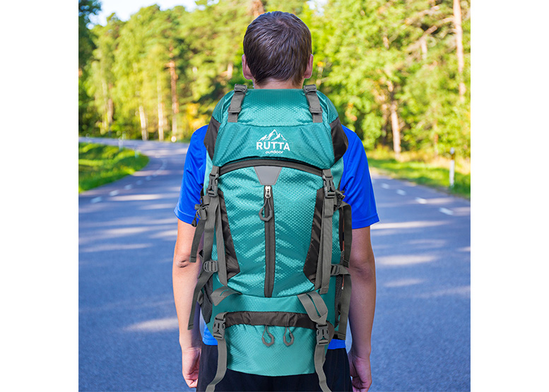 MOCHILA RUTTA 1618750 CAMPING 65L CELESTE - 2