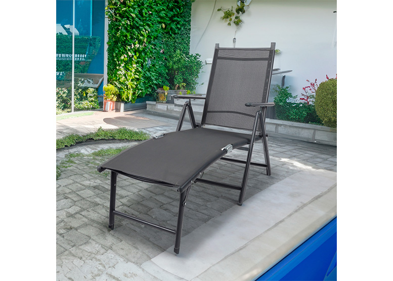 REPOSERA NOVAHUS 1620950 ALUMINIO GRIS PLEGABLE - 2