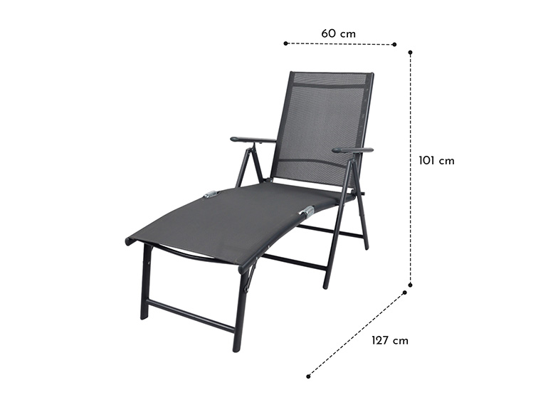REPOSERA NOVAHUS 1620950 ALUMINIO GRIS PLEGABLE - 3
