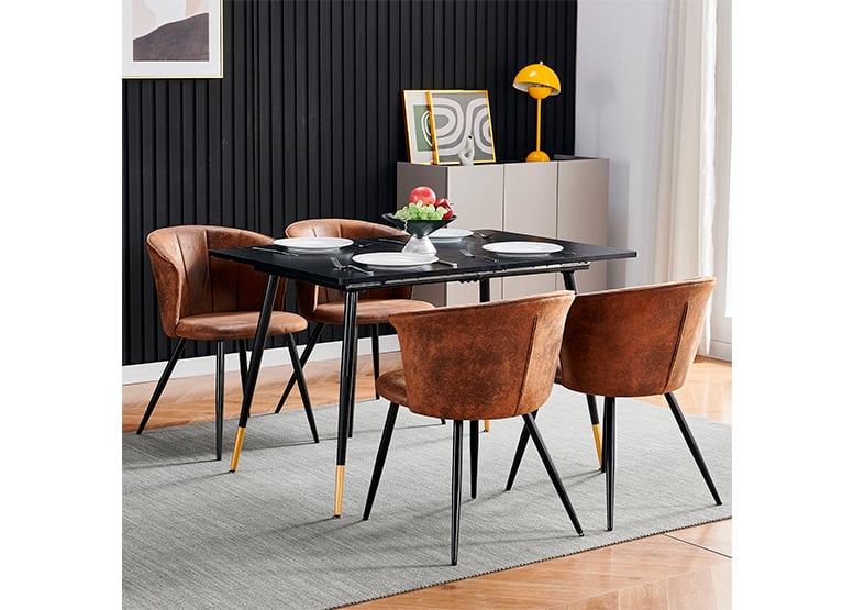 SILLA COMEDOR NOVAHUS DONCIC CAFÉ PACK 2 - 2