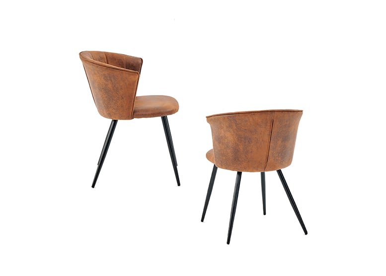 SILLA COMEDOR NOVAHUS DONCIC CAFÉ PACK 2 - 4