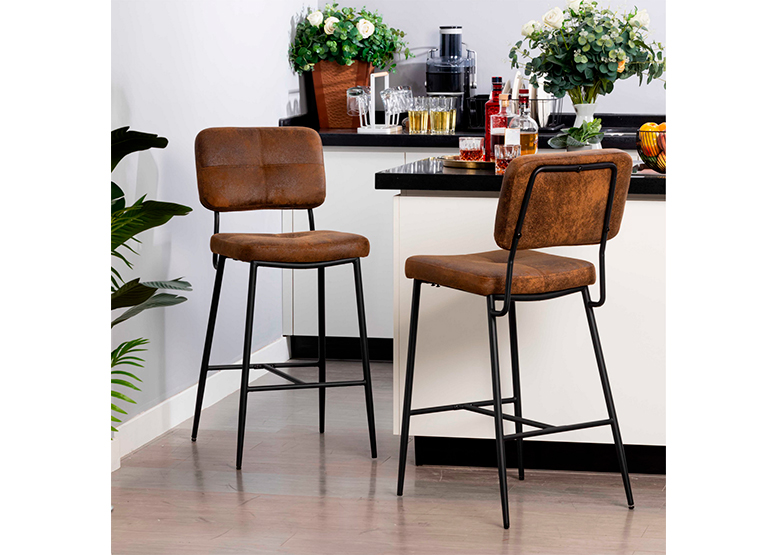 PACK 2 PISO DE BAR VINTAGE CAFE - 2