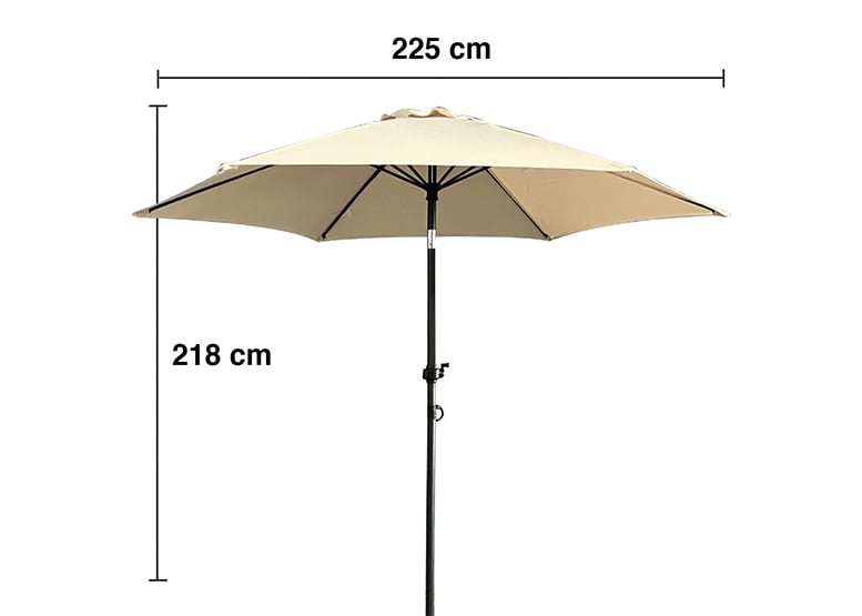 QUITASOL BUZIOS BEIGE 218X230 CM - 3
