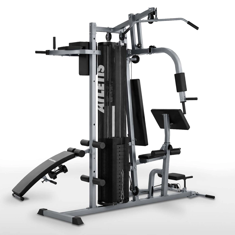 HOME GYM ATLETIS TF-7005A TRES ESTACIONES GRIS - 2