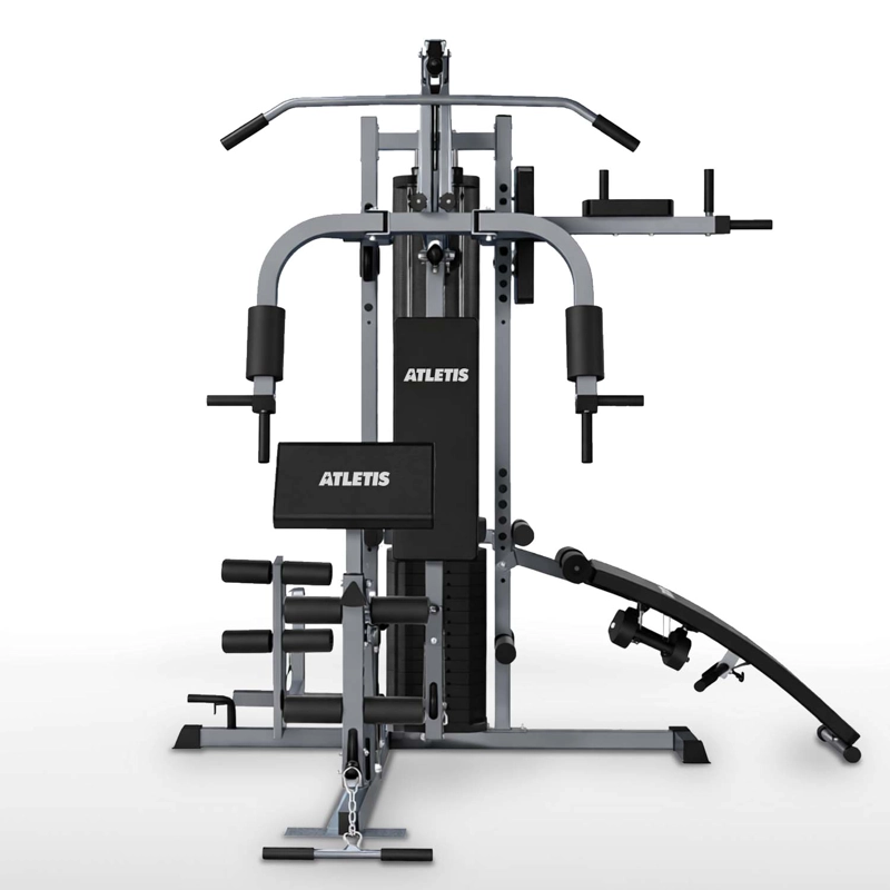 HOME GYM ATLETIS TF-7005A TRES ESTACIONES GRIS - 5
