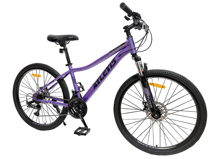 BICICLETA MOUNTAIN BIKE ATLETIS ARO 26' W FORCE MUJER MORADA - 2