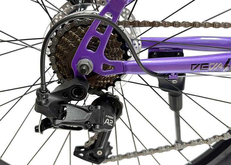 BICICLETA MOUNTAIN BIKE ATLETIS ARO 26' W FORCE MUJER MORADA - 3