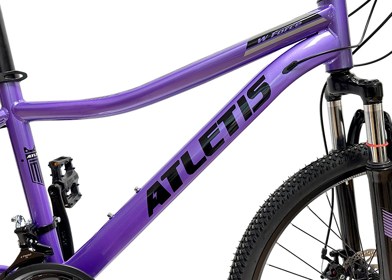 BICICLETA MOUNTAIN BIKE ATLETIS ARO 26' W FORCE MUJER MORADA - 4