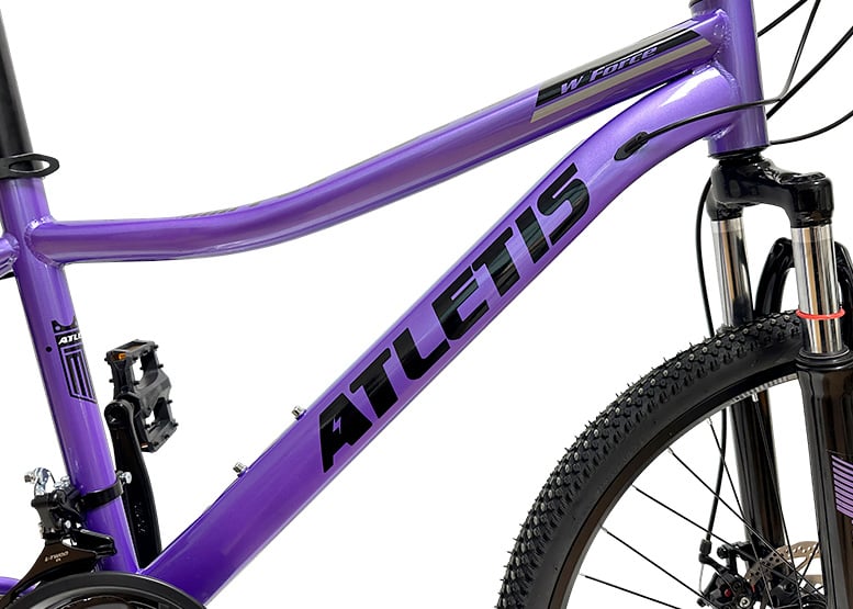 BICICLETA MOUNTAIN BIKE ATLETIS ARO 26' W FORCE MUJER MORADA - 4