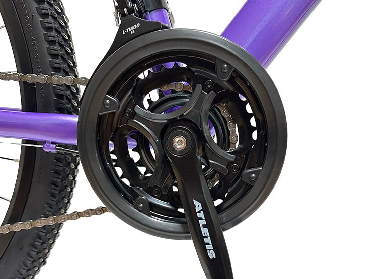 BICICLETA MOUNTAIN BIKE ATLETIS ARO 26' W FORCE MUJER MORADA - 5
