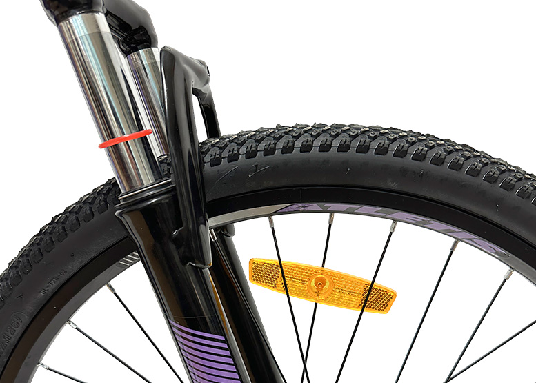 BICICLETA MOUNTAIN BIKE ATLETIS ARO 26' W FORCE MUJER MORADA - 6