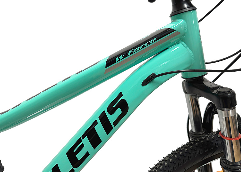 BICICLETA MOUNTAIN BIKE ATLETIS ARO 26' W FORCE MUJER TURQUESA - 4