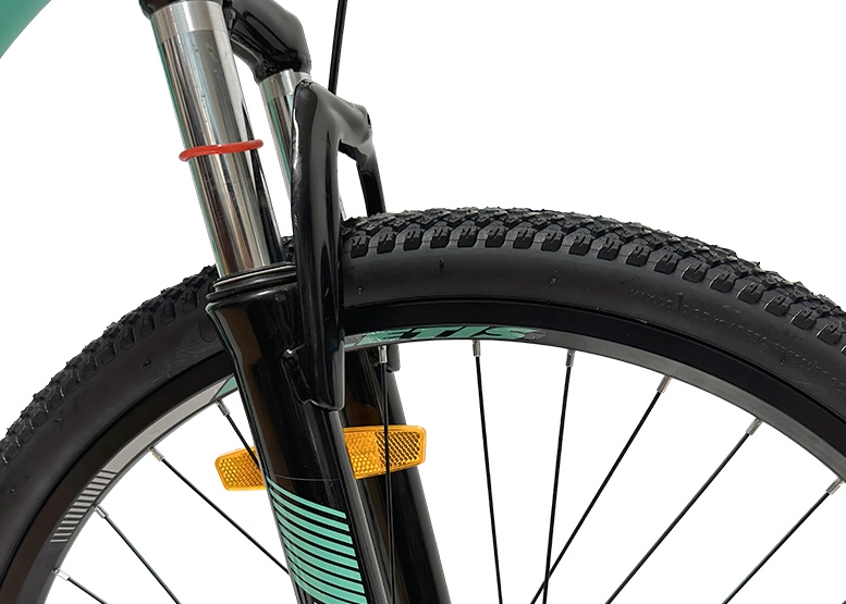 BICICLETA MOUNTAIN BIKE ATLETIS ARO 26' W FORCE MUJER TURQUESA - 6