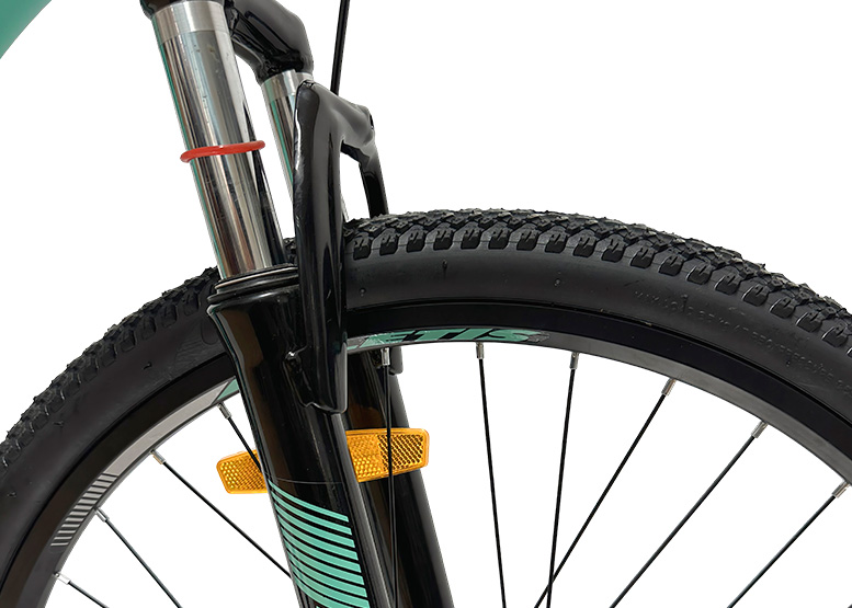 BICICLETA MOUNTAIN BIKE ATLETIS ARO 26' W FORCE MUJER TURQUESA - 6