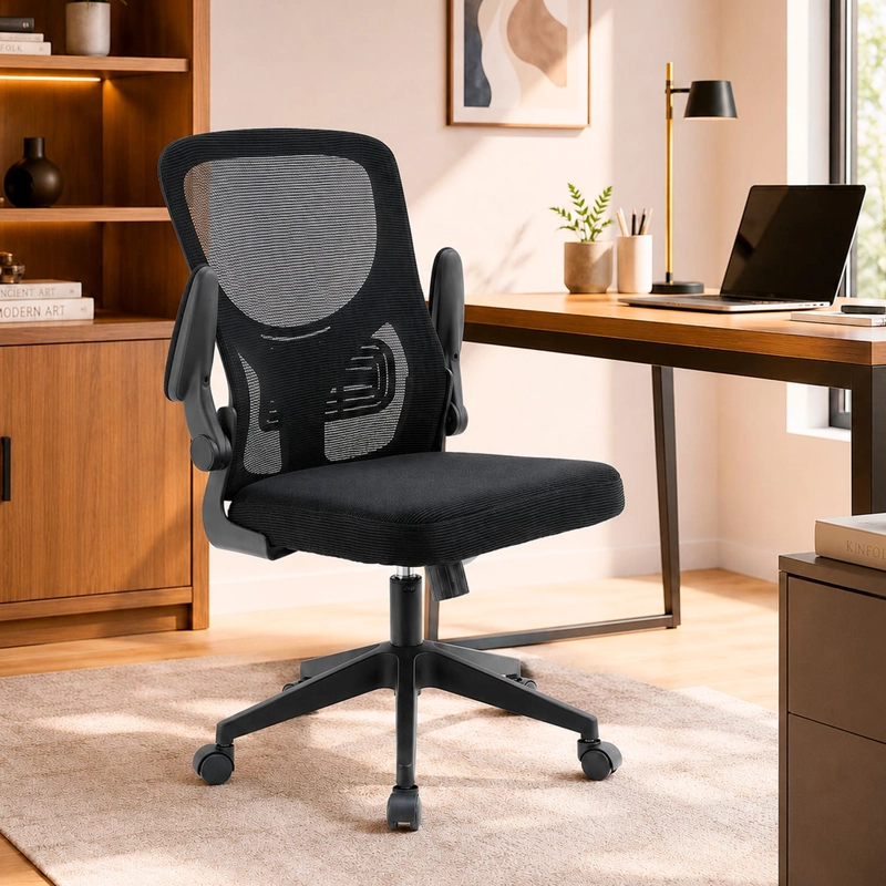 SILLA DE ESCRITORIO PRECISION SEATING - NEGRO - 3