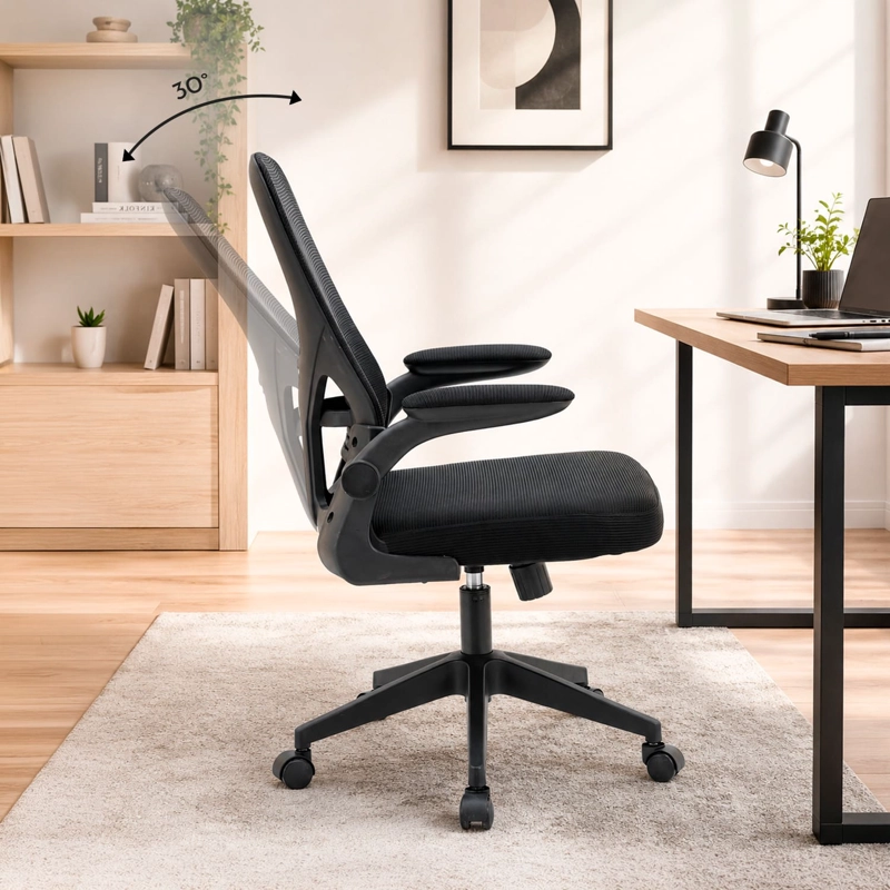 SILLA DE ESCRITORIO PRECISION SEATING - NEGRO - 5