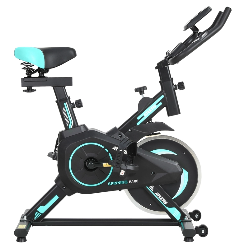 BICICLETA SPINNING ATLETIS 1639750 CAPACIDAD 100 KG VERDE - 2