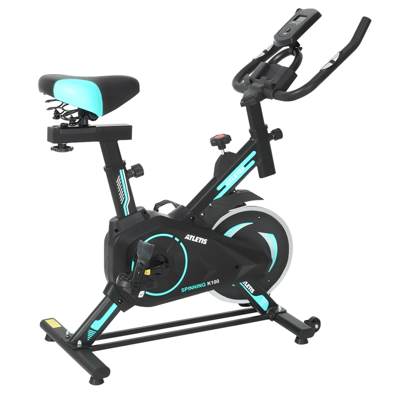 BICICLETA SPINNING ATLETIS 1639750 CAPACIDAD 100 KG VERDE - 3