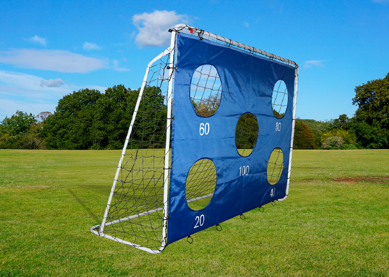 ARCO DE FÚTBOL MAX MAGIC AZUL 3 EN 1 CON OBJETIVOS 213CM - 2