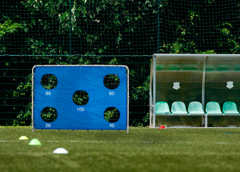 ARCO DE FÚTBOL MAX MAGIC AZUL 3 EN 1 CON OBJETIVOS 213CM - 5