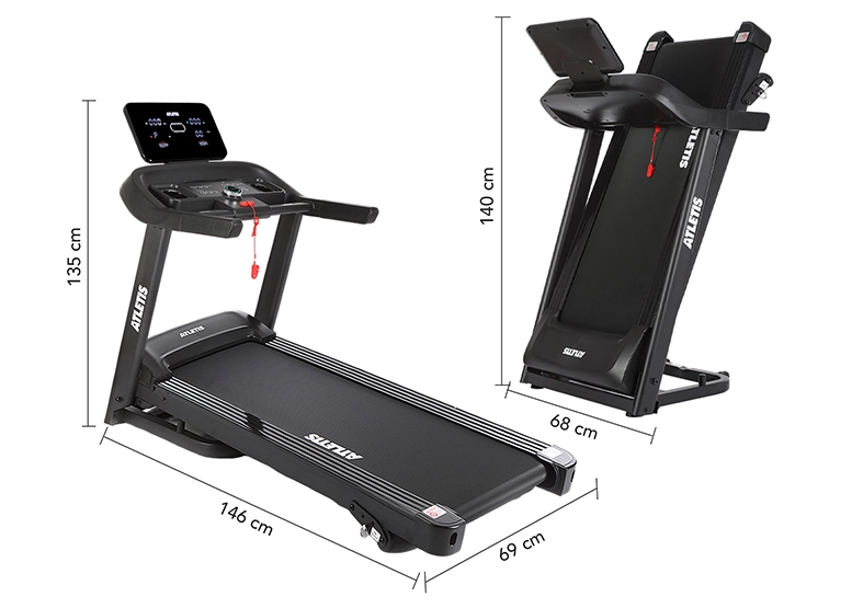 TROTADORA ATLETIS APEX 7 14KM/H 2.0HP PLEGABLE BLUETOOTH - 3