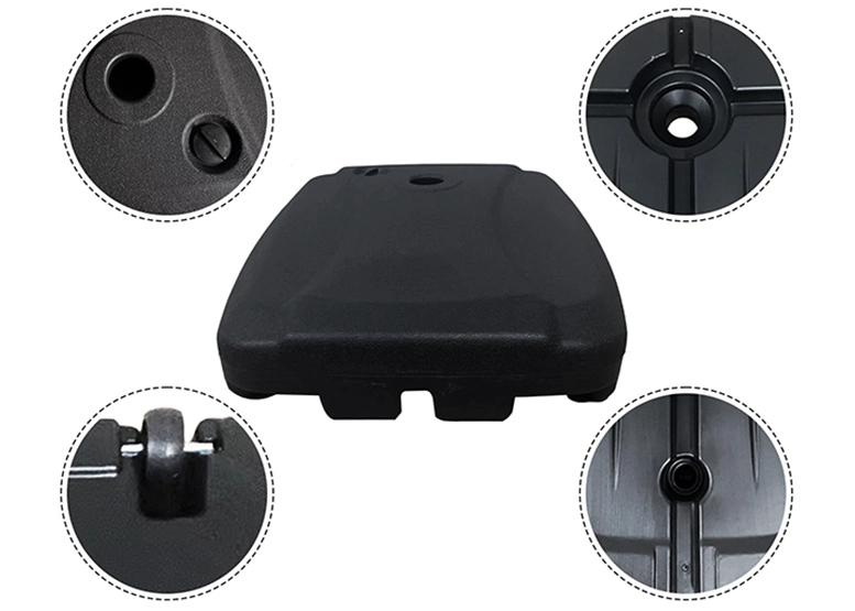 BASE CUADRADA PARA QUITASOL NOVAHUS 60 KG - NEGRO - 4
