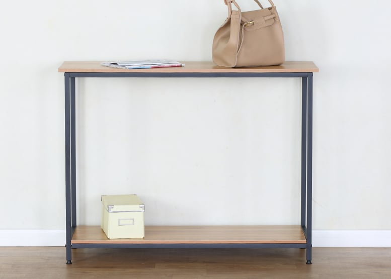 ARRIMO NOVAHUS INDUSTRIAL CAFÉ CON TUBO DE ACERO Y MDF - 6