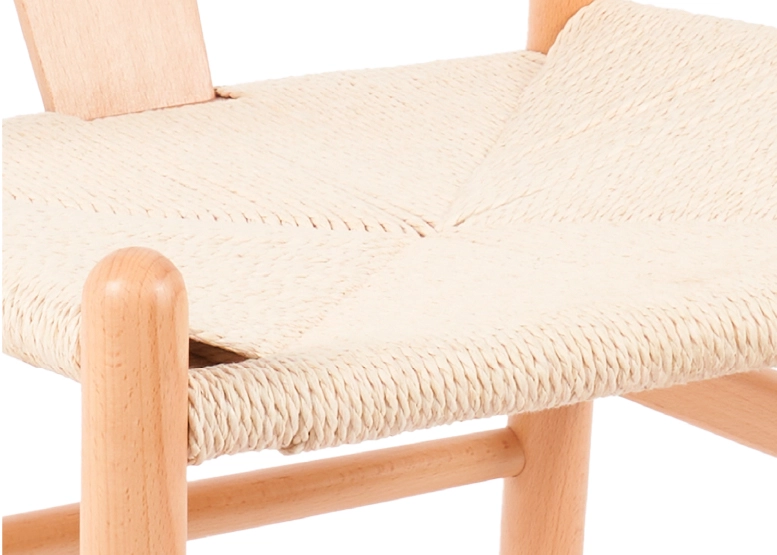 PACK 2 SILLAS COMEDOR NOVAHUS WISHBONE NATURAL BEIGE - 4