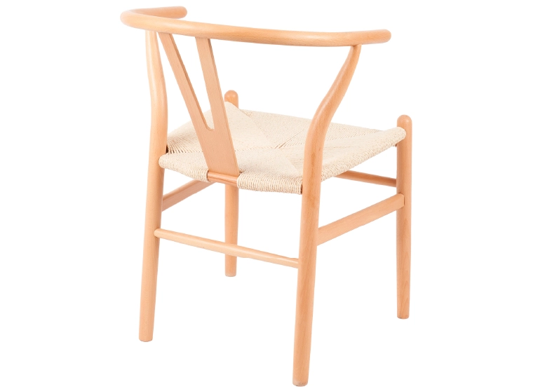 PACK 2 SILLAS COMEDOR NOVAHUS WISHBONE NATURAL BEIGE - 7