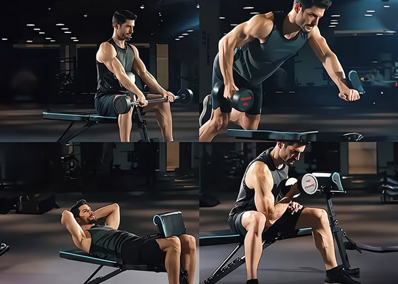 Banco Multifuncional para Entrenamiento Fitness - 6