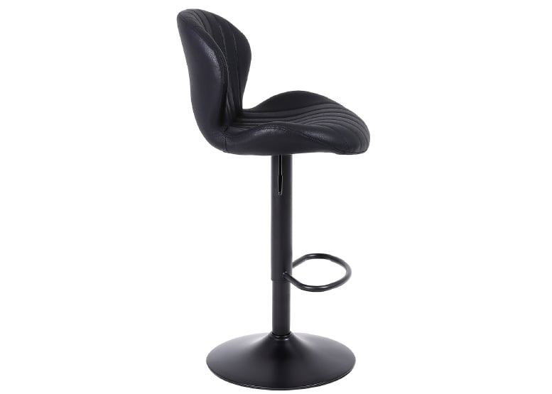 PACK NOVAHUS 57099 NEGRO 2 PISOS DE BAR LOUNGE CON RESPALDO Y REPOSAPIÉS - 3