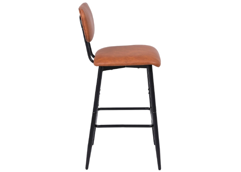 PACK NOVAHUS 57103 CAFE 2 PISOS DE BAR O COCINA MID-CENTURY CON RESPALDO MARRÓN - 3