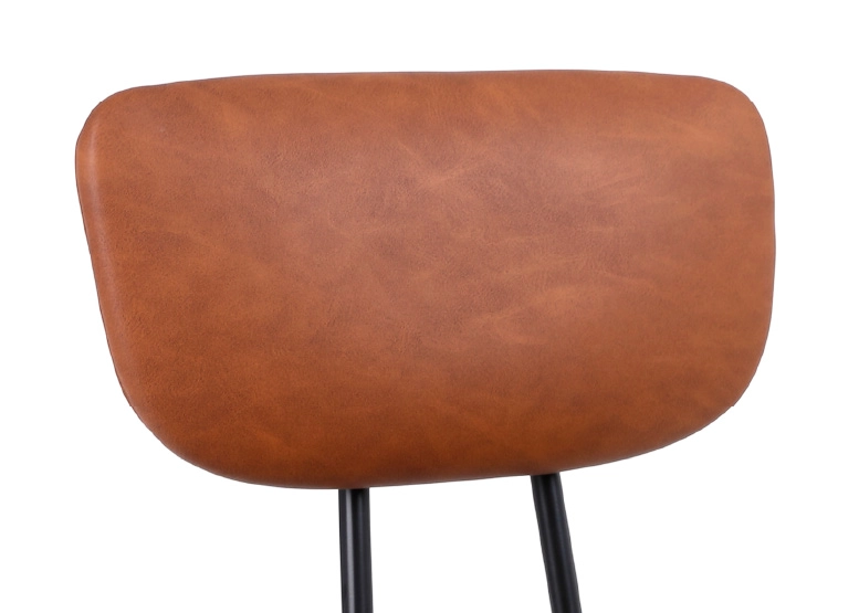 PACK NOVAHUS 57103 CAFE 2 PISOS DE BAR O COCINA MID-CENTURY CON RESPALDO MARRÓN - 5