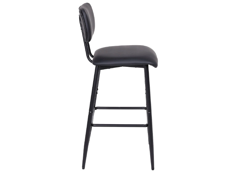PACK NOVAHUS 57109 NEGRO 2 PISOS BAR COCINA MID-CENTURY CON RESPALDO - 3