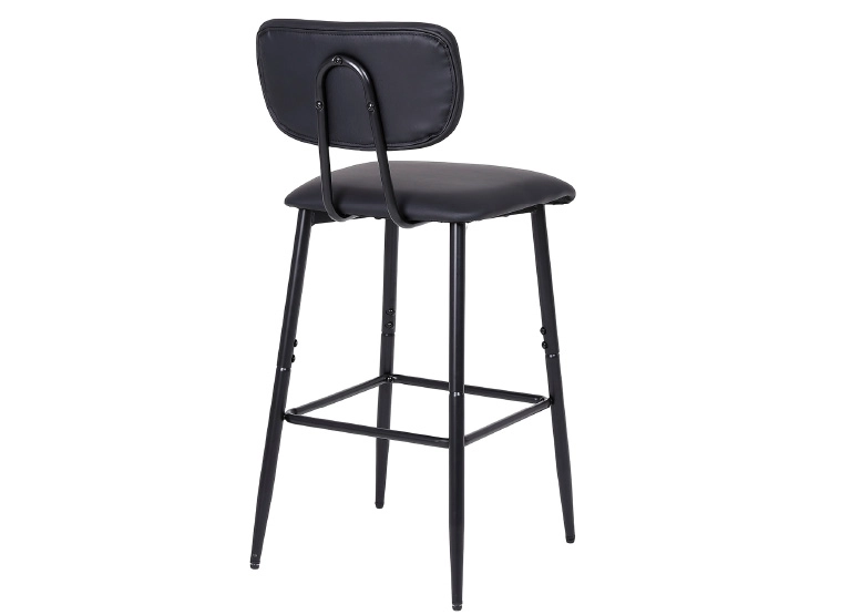 PACK NOVAHUS 57109 NEGRO 2 PISOS BAR COCINA MID-CENTURY CON RESPALDO - 7