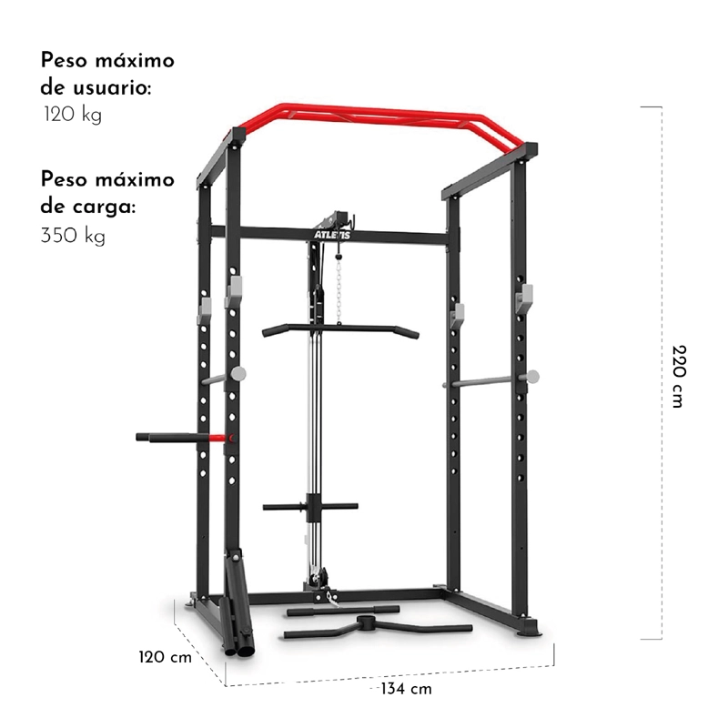 JAULA POWER RACK ATLETIS FORCE LINE 300 - 7
