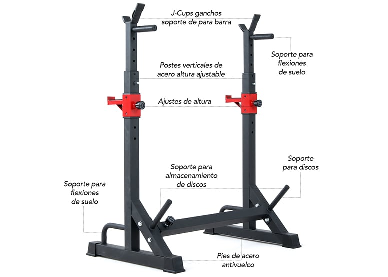 SQUAT RACK ATLETIS FORCE LINE 200 - 3