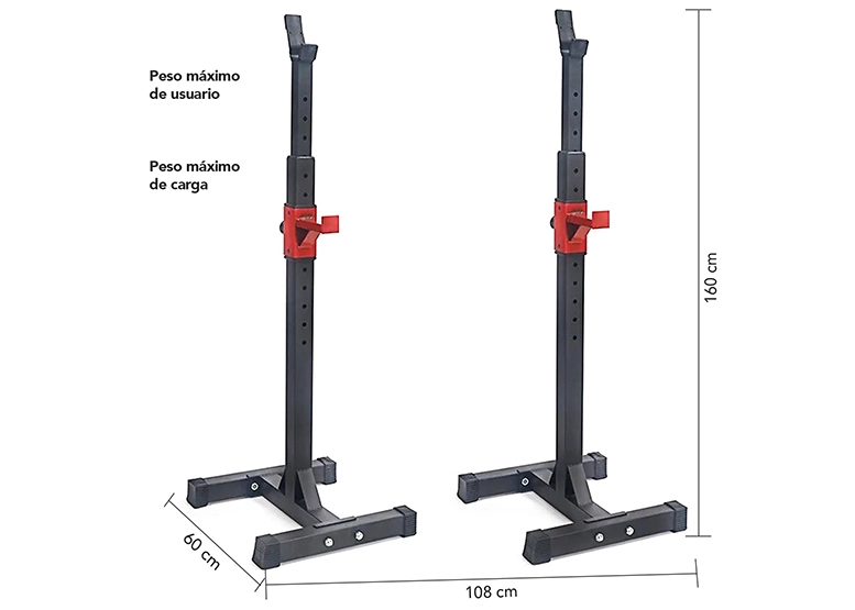 SQUAT RACK ATLETIS FORCE LINE 100 - 2