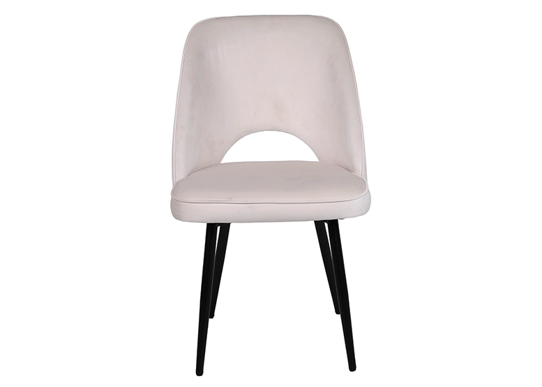 PACK NOVAHUS 57105 TERCIOPELO BEIGE 2 SILLAS DE COMEDOR OVAL - 3