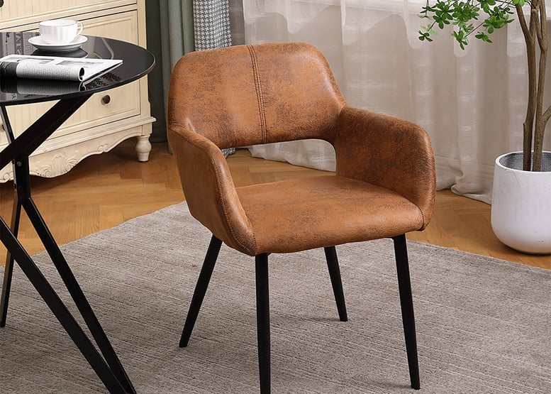 PACK NOVAHUS 57108 CAFÉ 2 SILLA COMEDOR SITIAL CROMWELL - 2