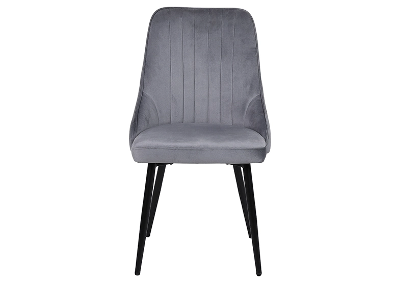 PACK NOVAHUS 57106 TERCIOPELO GRIS 2 SILLA COMEDOR GIORGIO - 3