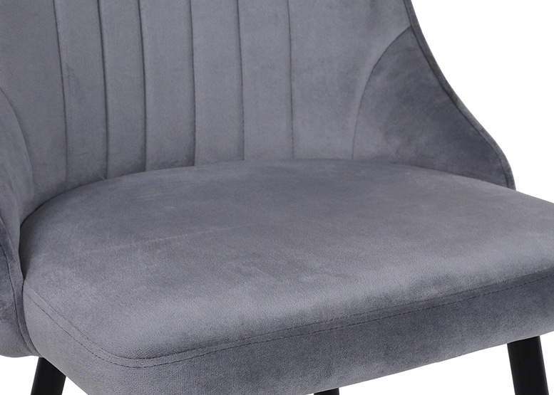 PACK NOVAHUS 57106 TERCIOPELO GRIS 2 SILLA COMEDOR GIORGIO - 6