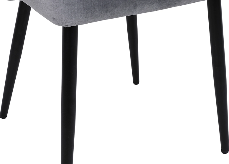 PACK NOVAHUS 57106 TERCIOPELO GRIS 2 SILLA COMEDOR GIORGIO - 7