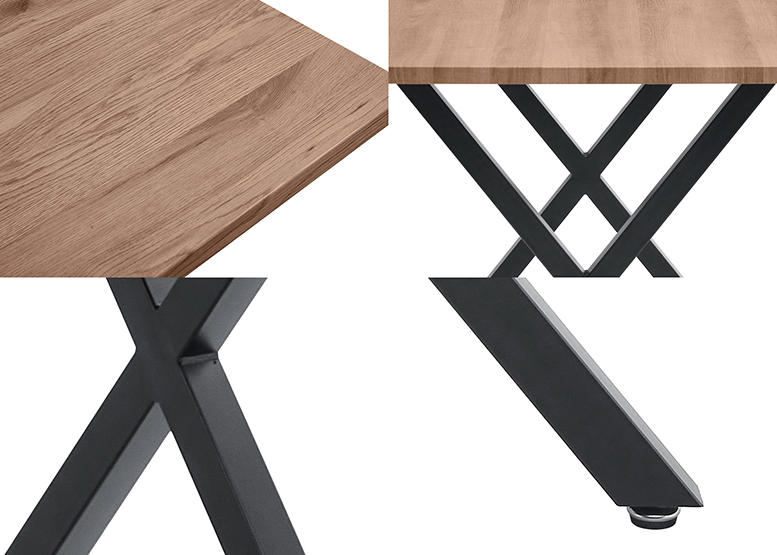 Comedor New Jersey 75x70x120 4 Sillas Tolix Industrial - 4