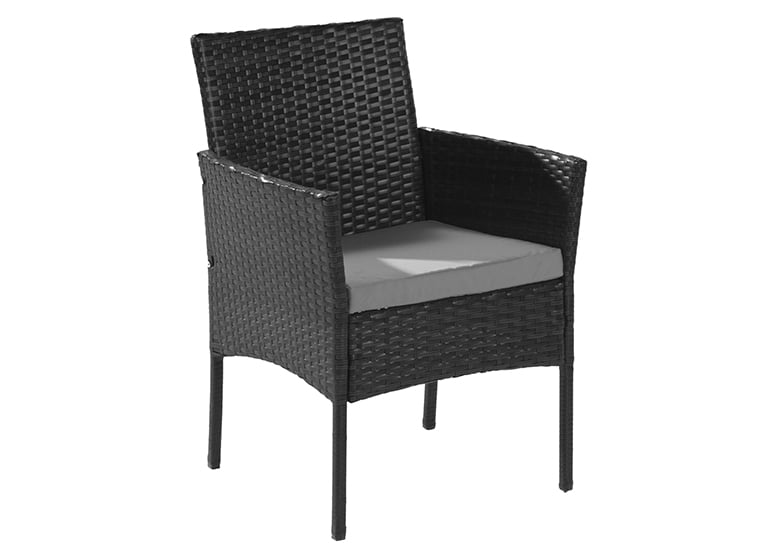 SET TERRAZA 4 PIEZAS POSITANO ECO NEGRO - 4