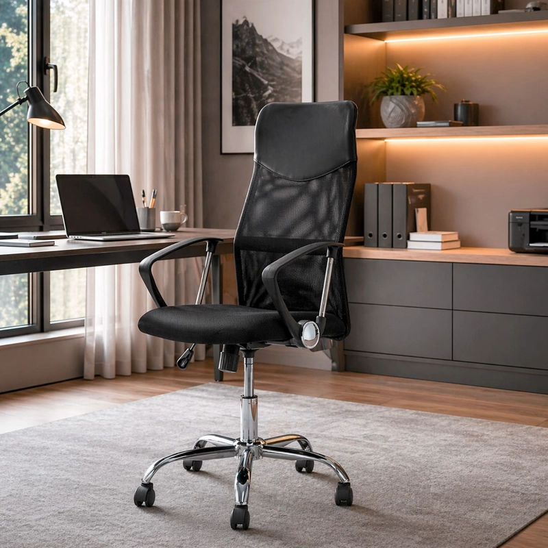 Silla Escritorio Malla Reclinable Autonomy Negra - 1