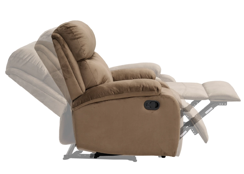 BERGER RECLINABLE MILAN TERCIOPELO CAFÉ - 7