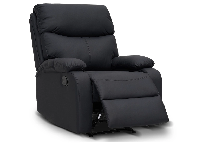 BERGER RECLINABLE MILAN PU NEGRO - 1