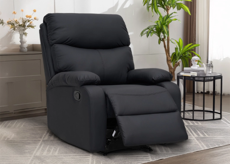 BERGER RECLINABLE MILAN PU NEGRO - 2